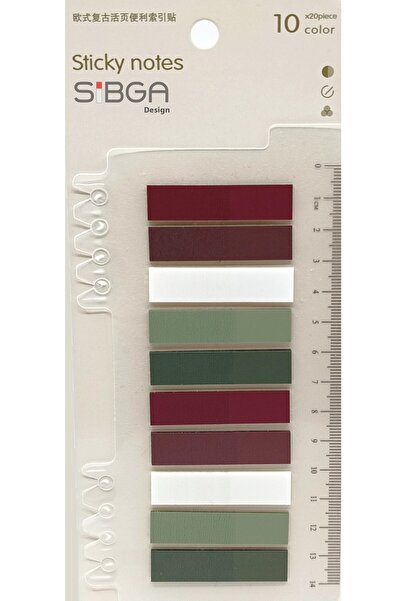 sibga tasarım Transparent Colored Postit Post-it Post It.Bookmark Bookmark Postit Sticker Note Paper 200 Sheets