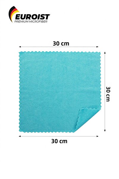 euroist Microfiber Cleaning Cloth 30X30 Cm, 180 Gsm Kitchen and General Cleaning Cloth (4 Pcs)