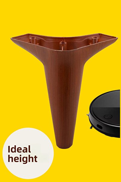 MH MiniHediye Aspen Luxury Furniture Sofa Armchair Tv Unit Plinth Leg Feet 15 cm Wooden Patterned Leg (4 Pcs)
