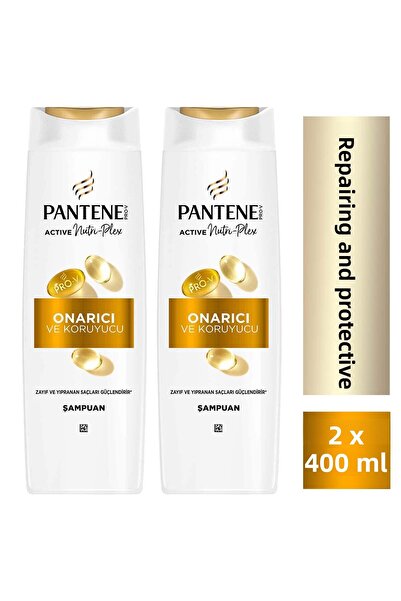 Pantene Active Nutri-Plex Repair & Protect Shampoo 400ml for Damaged Hair X 2...