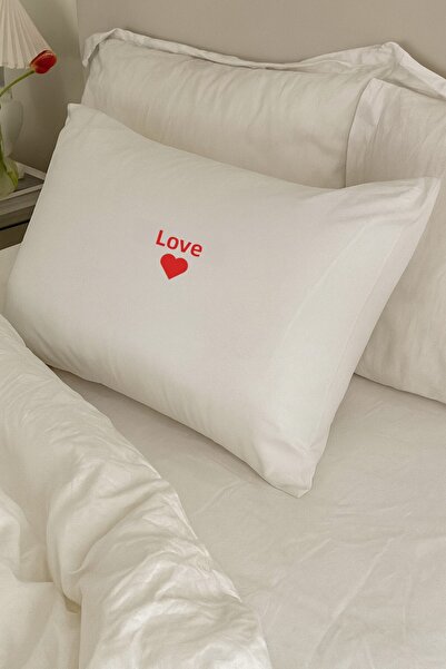 LIWOGY Amour Printed Double Pillowcase Set