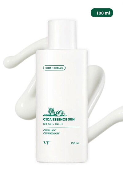 VT COSMETICS VT Cica Essence Sun SPF50+ / PA++++ / واقي الشمس Cica للبشرة الح...
