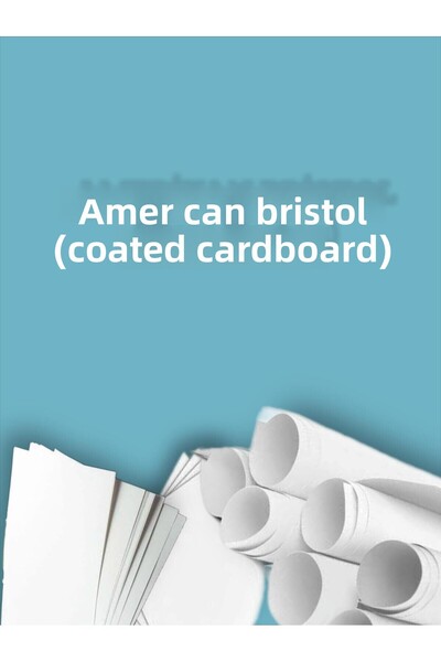 Orbak Kağıt ورق بريستول أمريكي A6 220 جرام - 100 قطعة 10.5 × 14.8 سم