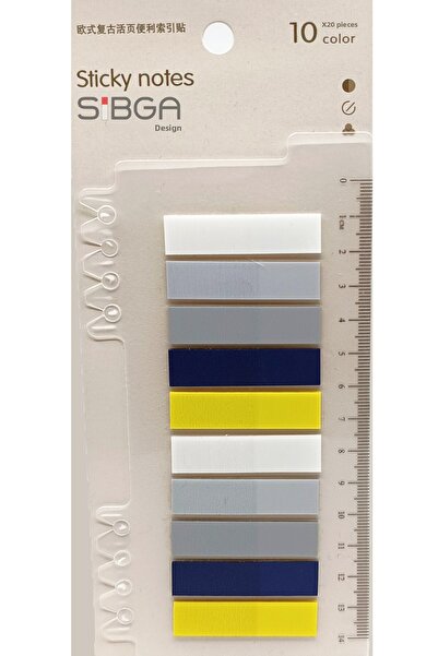 sibga tasarım Transparent Colored Postit Post-it Post It.Bookmark Bookmark Postit Sticker Note Paper 200 Sheets