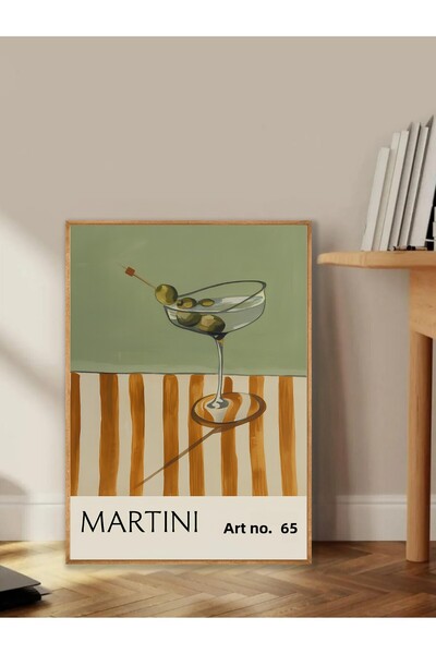 Tuba Decor Tablo dintr-o singură bucată cu rame din lemn pentru sufragerie, s...