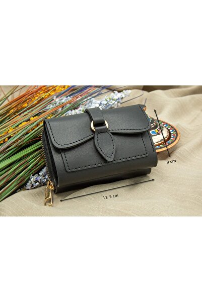 Womancraft Defne Women's Wallet with Zippered Accordion Paper and Coin Compartment