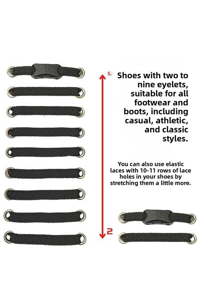 Luti Concept Takbırak Elastic Shoelaces with Elastic Clips 1 Pair of Smart Laces That Do Not Require Tieing 100 Cm