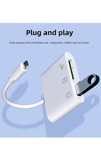 MAXGO 3132 Type-C USB Otg Tf Sd Micro Card Reader Card Converter Converter Adapter