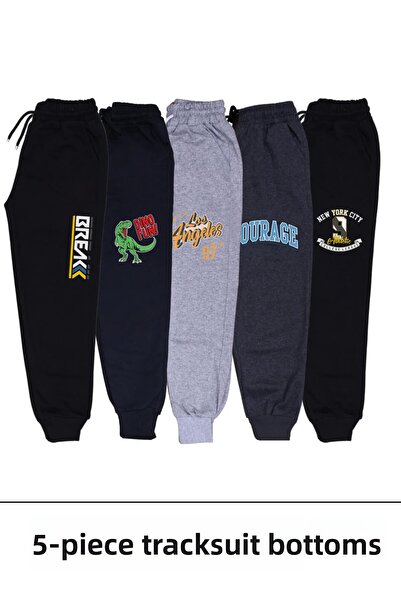 FYK KİDS 5-PIECHEK PÁNSKÉ TEPLÁKY S PODROBNÝMI PODROBNOSTMI TISKU, KAPESY A E...