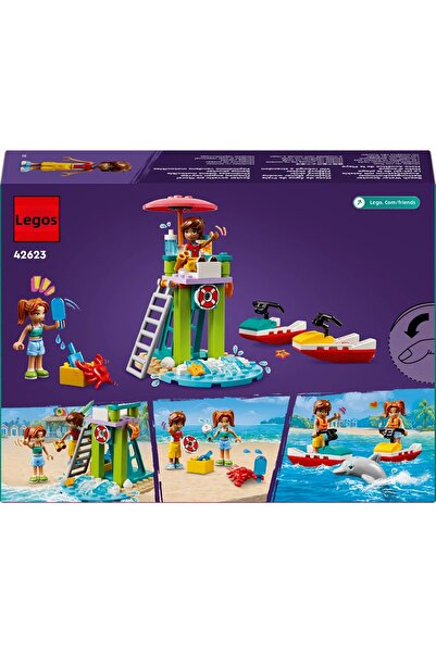 LEGO ® Friends Beach Water Scooter Lifeguard Toy 42623