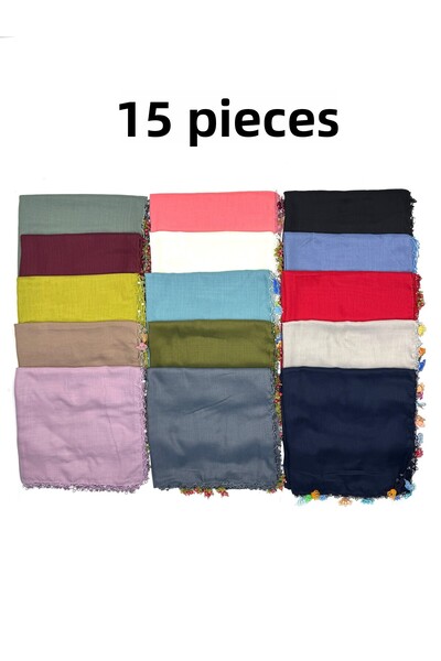 nazipek Set de 15 panglici cu margele mixte de bumbac, perle, cireșe, eșarfă ...