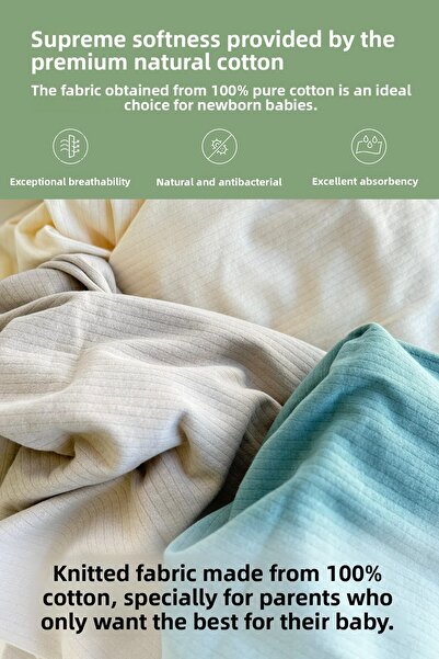 Stork Vera Unisex 3 Piece Ribbed Tights 100% Cotton - 3 Colors