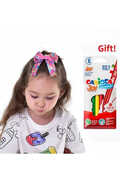 bunny hopp Set de pijamale unisex care se poate picta 100% bumbac + 6 pixuri lavabile cu vârf de pâslă ca cadou