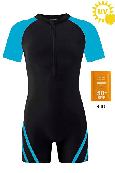 İYİBU Παιδική προστασία από υπεριώδη ακτινοβολία κοντομάνικη φόρμα μπάνιου Μαγιό πισίνας και θάλασσας Παιδικά μαγιό Unisex