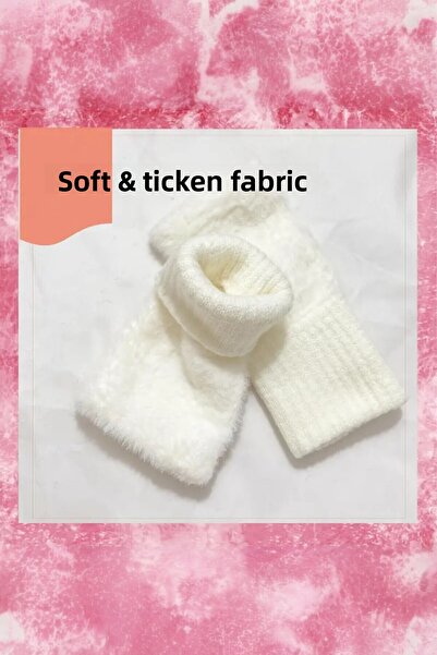 Hitit Socks Γυναικεία 1 ζευγάρια χειμερινά θερμικά ελαστικά γάντια από φλις βελούδινα χωρίς δάχτυλα