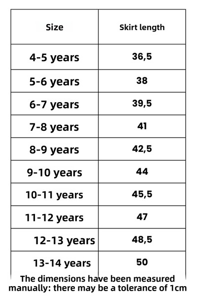 ESİLA KİDS Fusta pentru fete Fusta din tul de vis Imbracaminte pentru petreceri si ocazii speciale 4-14 ani