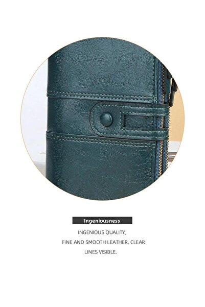 baellerry Italian Premier Green Wallet