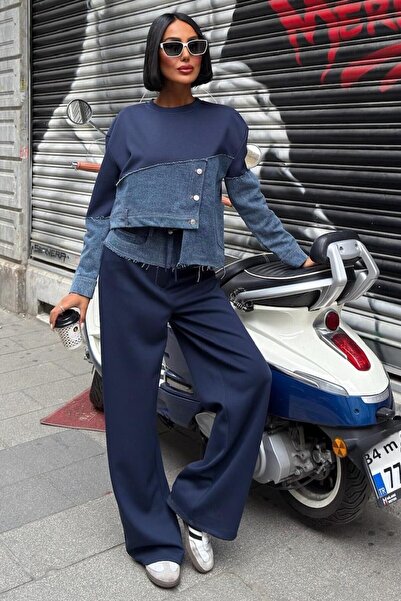 Lijuri Farmer díszítésű aszimmetrikus modális öltöny 10269