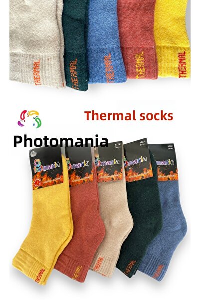 footmania 5 pár melegítő női törölköző téli zokni (hőelnyelő)