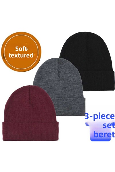 EMKA GİYİM قبعة شتوية بطبقة مزدوجة