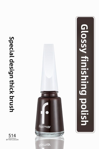 Flormar Klasik Parlak Bitişli Yüksek Pigmentli Oje - Nail Enamel -514 Bıtter ...