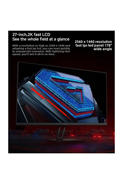 Xiaomi Display Monitor For Gaming LCD G27Qi 2K 180Hz 27inch ELA5597UK - Black