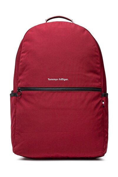 Tommy Hilfiger Férfi piros cipzáras hátizsák - 45x30x15 Th Horizon hátizsák