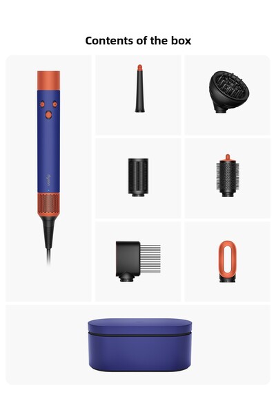 DYSON Airwrap i.d. ™   sada pro úpravu a sušení vlasů - Curly+Bouncy (Vinca blue/Topaz)