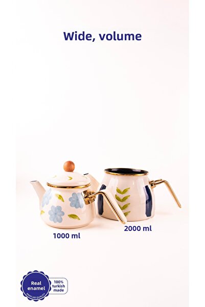 EMAYlab Bloom Enameled Teapot