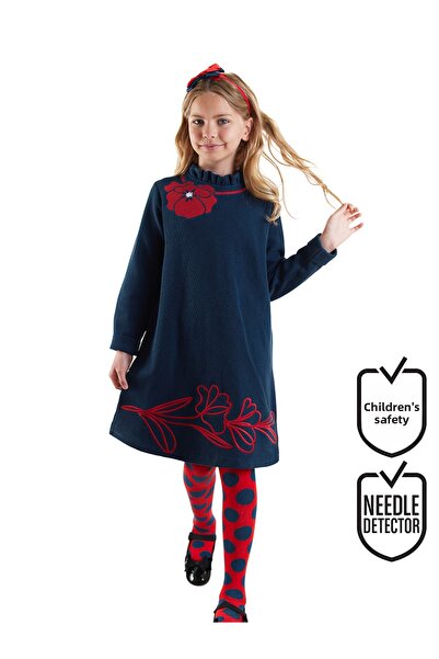 Denokids Φόρεμα Gelincik για κορίτσια Navy Blue