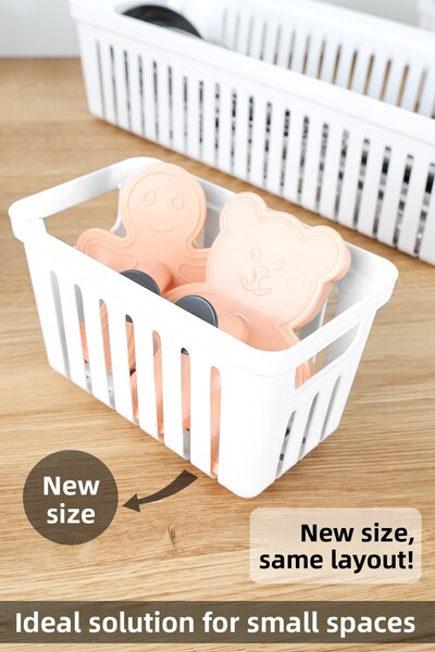 Meleni Home 6 részes moduláris fiókos rendszerező készlet - Fürdőszoba Konyha Smink Kiegészítők Irodai rendszerező Fehér