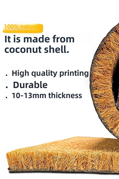 Decovetro Doormat Concept Black Frame Patterned Front Door Mat 40 X 60 cm