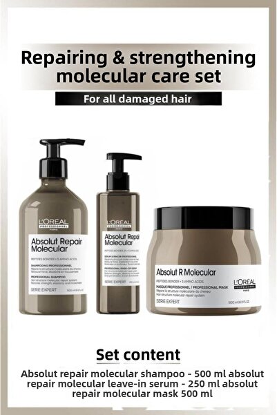 L'oreal Professionnel Serie Expert Absolut Repair Molecular Hair Care Set 500 ml