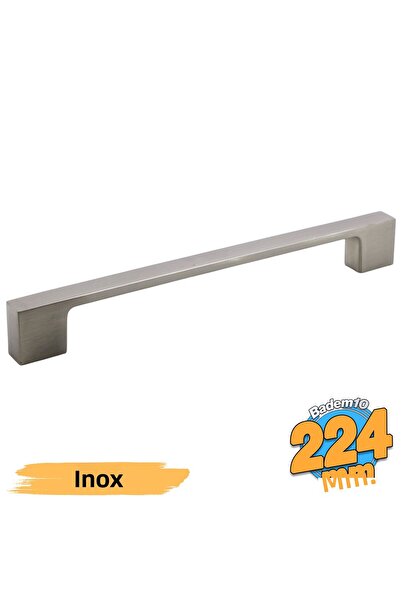 Badem10 Meram (224 mm - 22,4 cm) Mobilier din metal inox Sertar de bucătărie Dulap Dulap Capac mâner Mâner Mâner