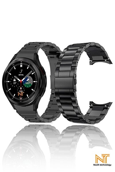 Nezih Case ساعة ذكية متوافقة مع Galaxy Watch 4 Classic 5 Pro مع حزام معدني 40...
