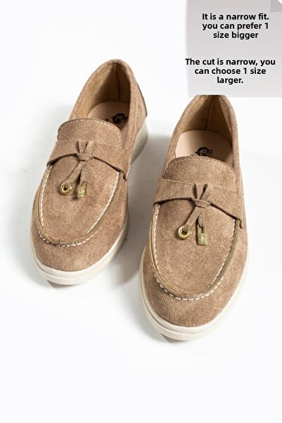 diclepolat Dámské semišové semišové boty Woller Mink Loafer