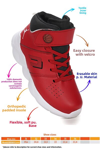 Kiko Kids Rio Daily Sports Girls/Boys Basketball Shoes