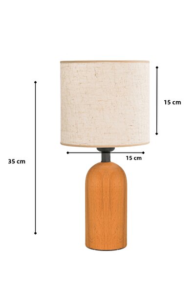 HOMİNG Homing Brooklyn Fabric Handmade Wooden Lampshade 241447