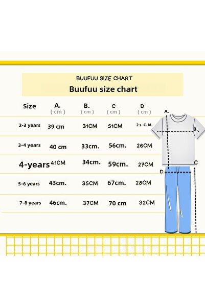 BUUFUU Long Sleeve Smile Printed Children's Set