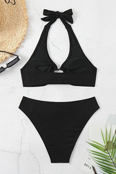 Angelsin Bikini Set with Heart Accessories (Removable Covered)