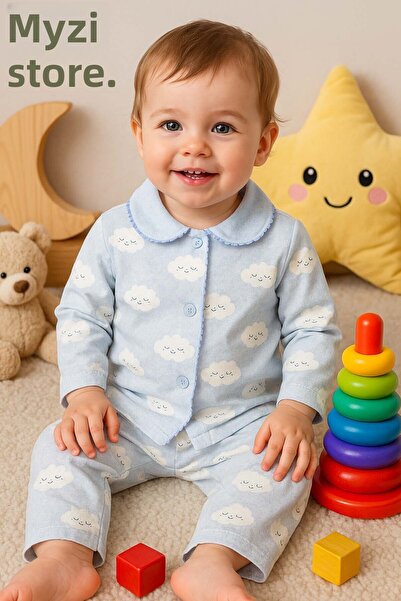 MYZİ STORE Baby Kids Pajama Set