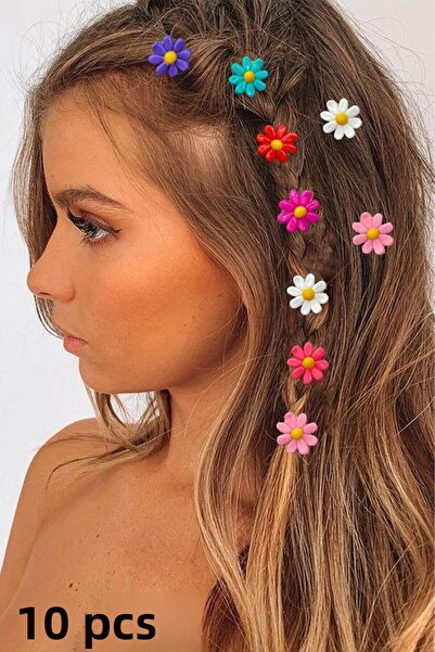 BAHELS Women's 10-Piece Colorful Nostalgia Daisy Buckle Set