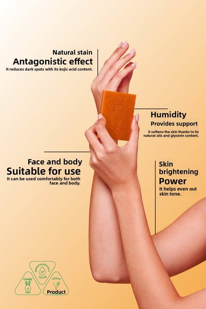 Naturix صابون حمض الكوجيك - صابون مضاد للعيوب ومعادل لون البشرة وتفتيحها 100 جرام