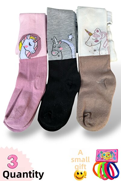 Kardeşler Giyim 3 részes lányok színes, szezonális harisnyanadrágja