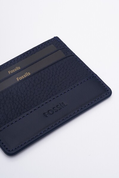Fossil Γνήσιο γνήσιο δέρμα ανδρική κάρτα 8009