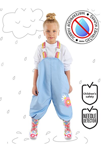 Denokids Floral Girl's Waterproof Rain Jumpsuit