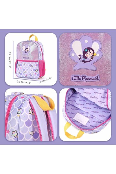 Milk & Moo Milk&Moo Children's Backpack - Shimmering Mermaid Model