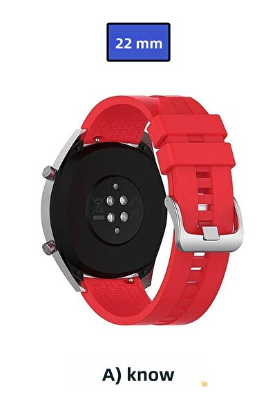 CONOCER Huawei Watch Gt5 Gt4 Gt3 Gt2 Gt2E - Gt5 Pro Gt3 Pro Gt2 Pro (46mm) Silicone Pattern Lanyard Strap
