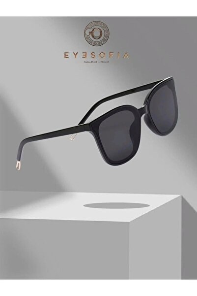 Eyesofia Jutem Women's Black Sunglasses