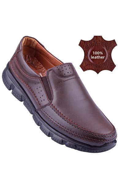 DETECTOR Inner Outer Genuine Leather Ultra Light Orthopedic Casual Men's Shoes